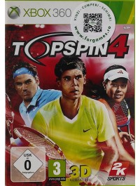 Top Spin 4 Xbox 360 second-hand